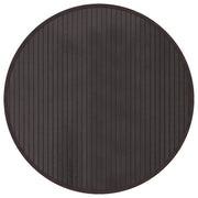 Tappeto del soggiorno | Tappeto Rotondo Marrone Scuro 60 cm in Bamb¨´