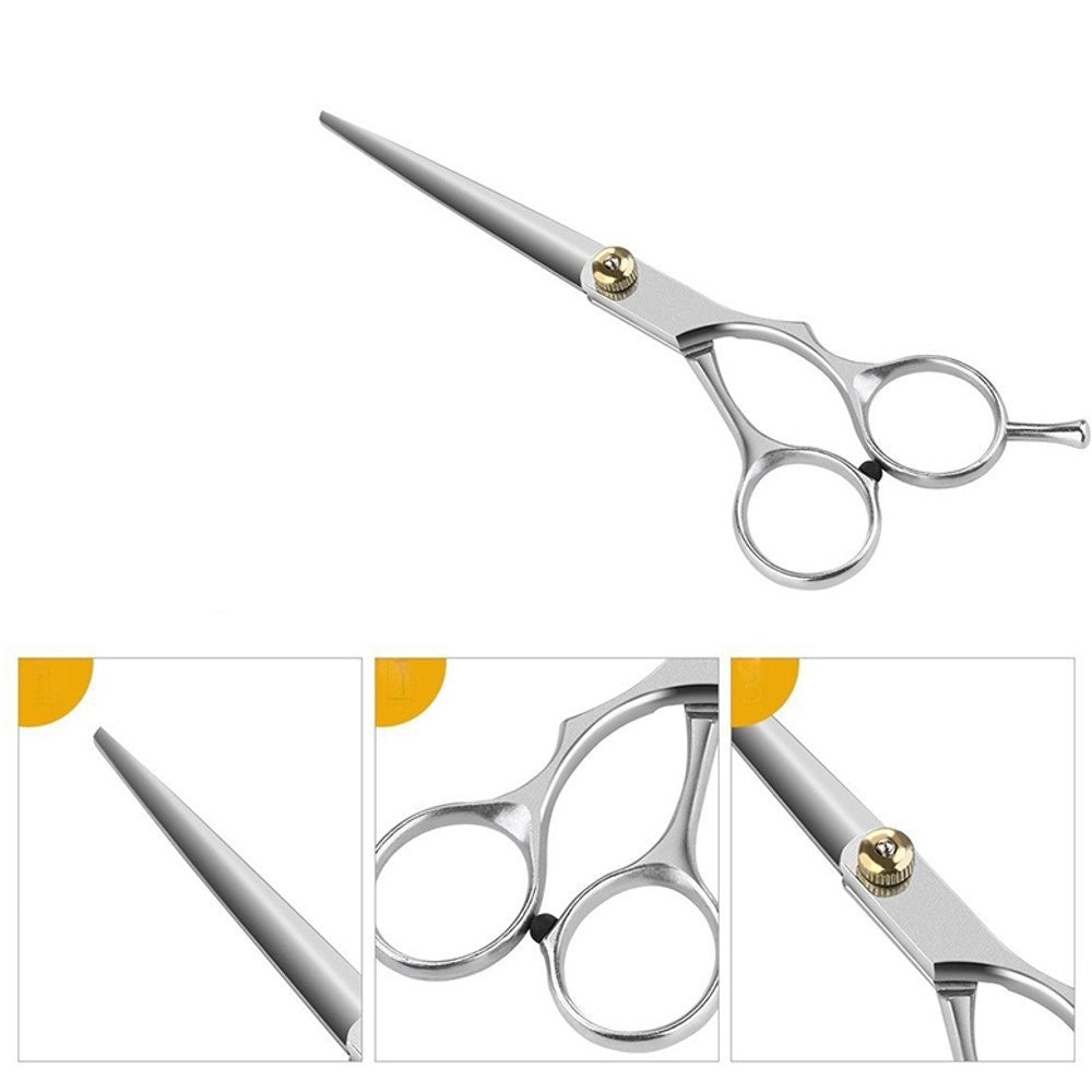 Trade Shop - Forbici Professionali Barbiere Parrucchiere Capelli Lama Dritta  Styling Hy-025 -