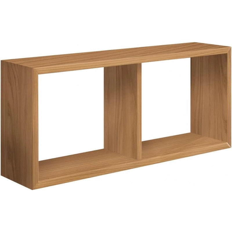 Mensola da Muro, Libreria Sospesa, Libreria da Parete, Scaffale da Parete, Olmo, 70x30 p15,5 cm - Morgana