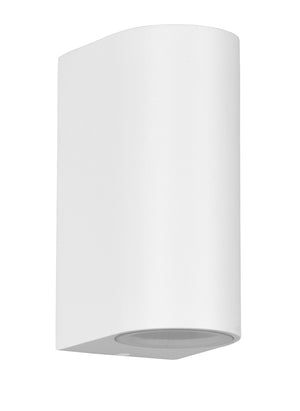 Applique da Esterno Attacco GU10 in Alluminio Pressofuso Bianco Opaco