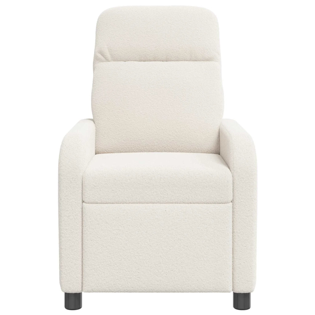 Divano Sedia-Poltrona reclinabile Crema Boucl¨¦