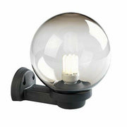 Applique a Braccio Sfera Lampada da Parete Esterno Globo Ø 20 Giardino Sovil Colore: Fumè