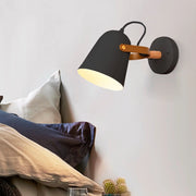 LÚZETE - LAMPADA DA PARETE NERO/MARRONE EGIL