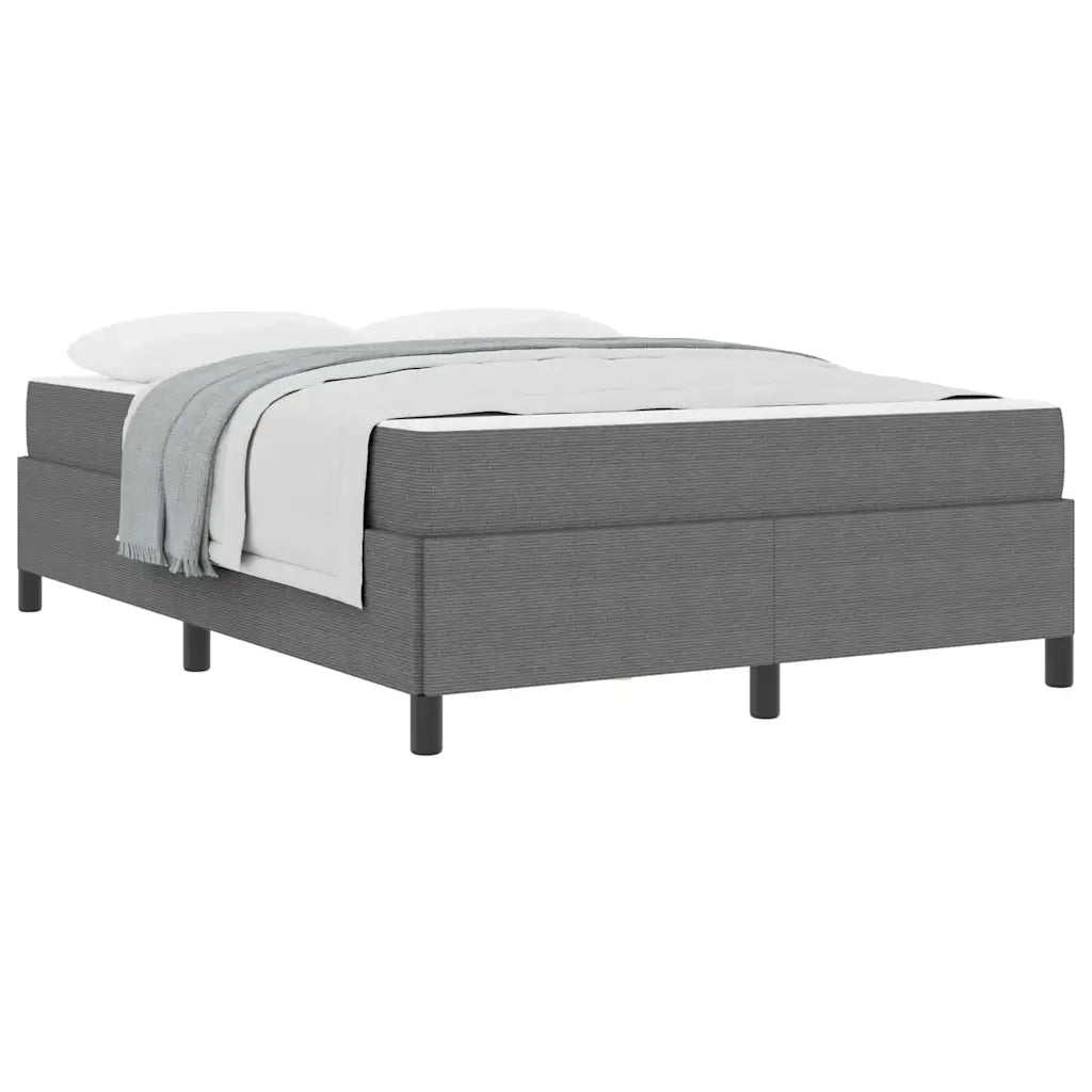 vidaXL Struttura del letto Grigio chiaro 140 x 190 cm
