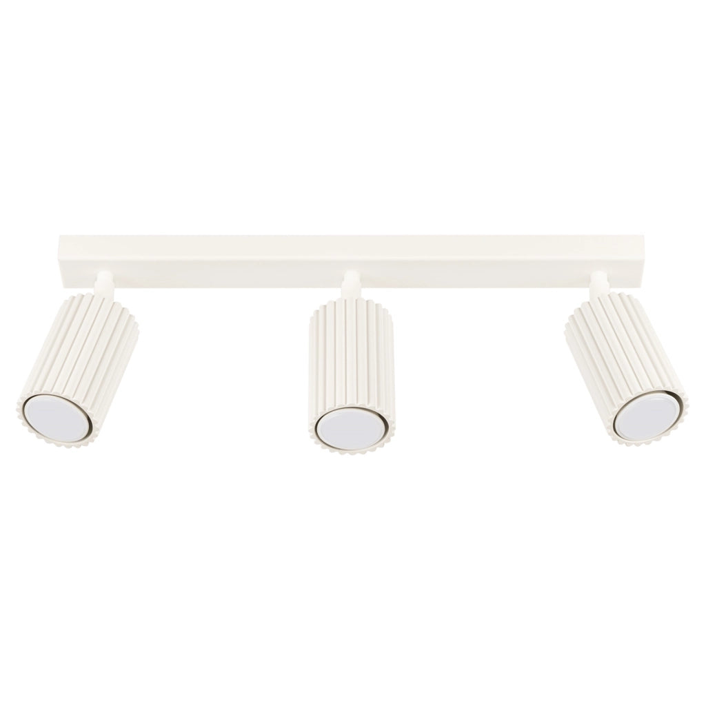 Plafoniera moderna beige 45cm 3 spot GU10 PureLume