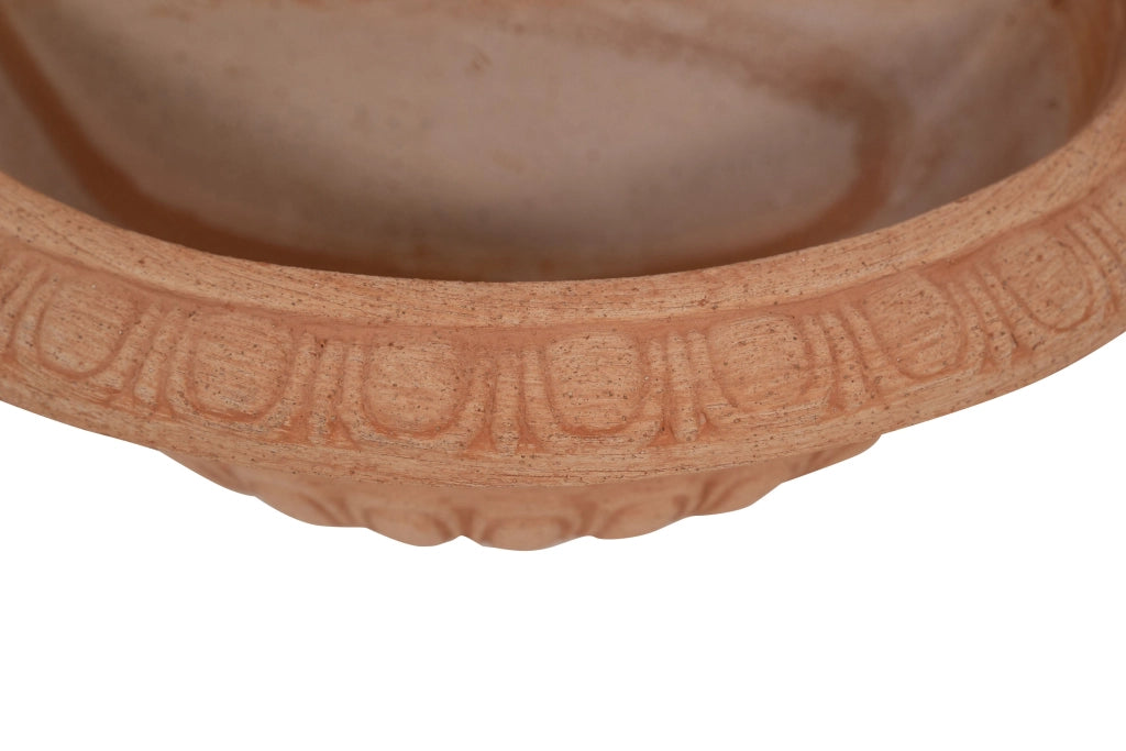 Biscottini Fontana a muro da parete da appendere in Terracotta 100% Made in Italy interamente Lavorata a Mano