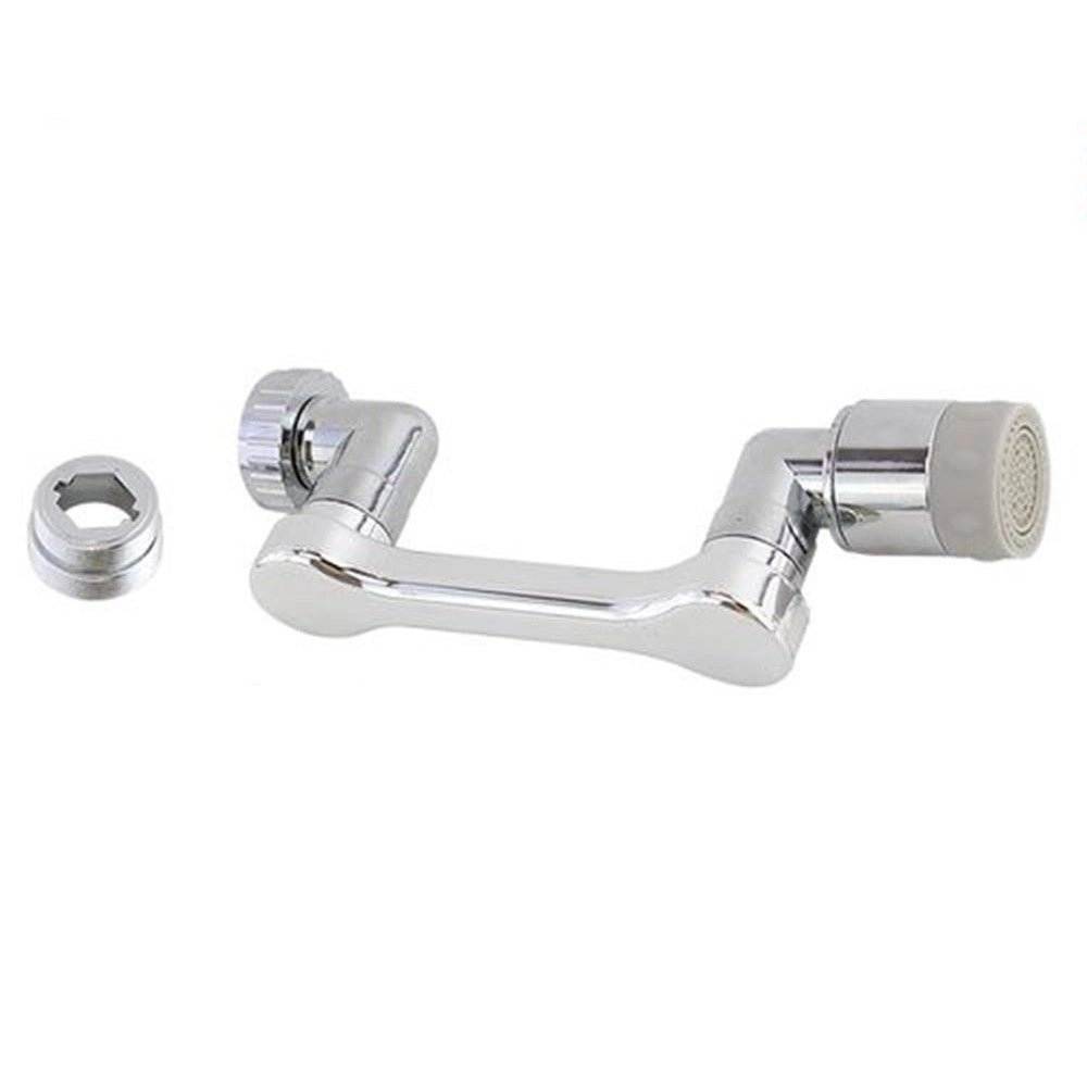 Trade Shop - Raccordo Per Rubinetto Braccio Girevole A 360° In Plastica Universale 15cm 87523 -