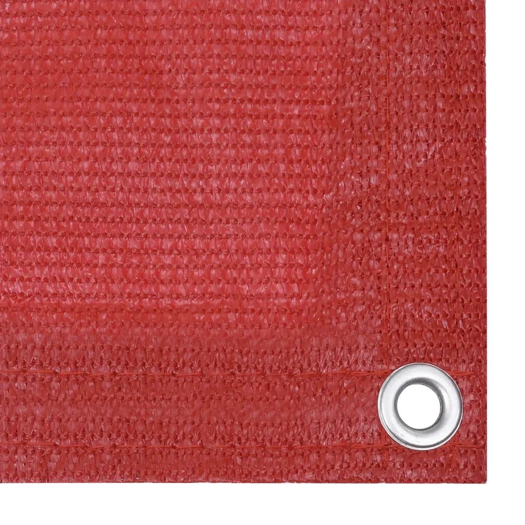 Paravento da Balcone | Schermo Frangivista per Balcone Rosso 75x500 cm in HDPE