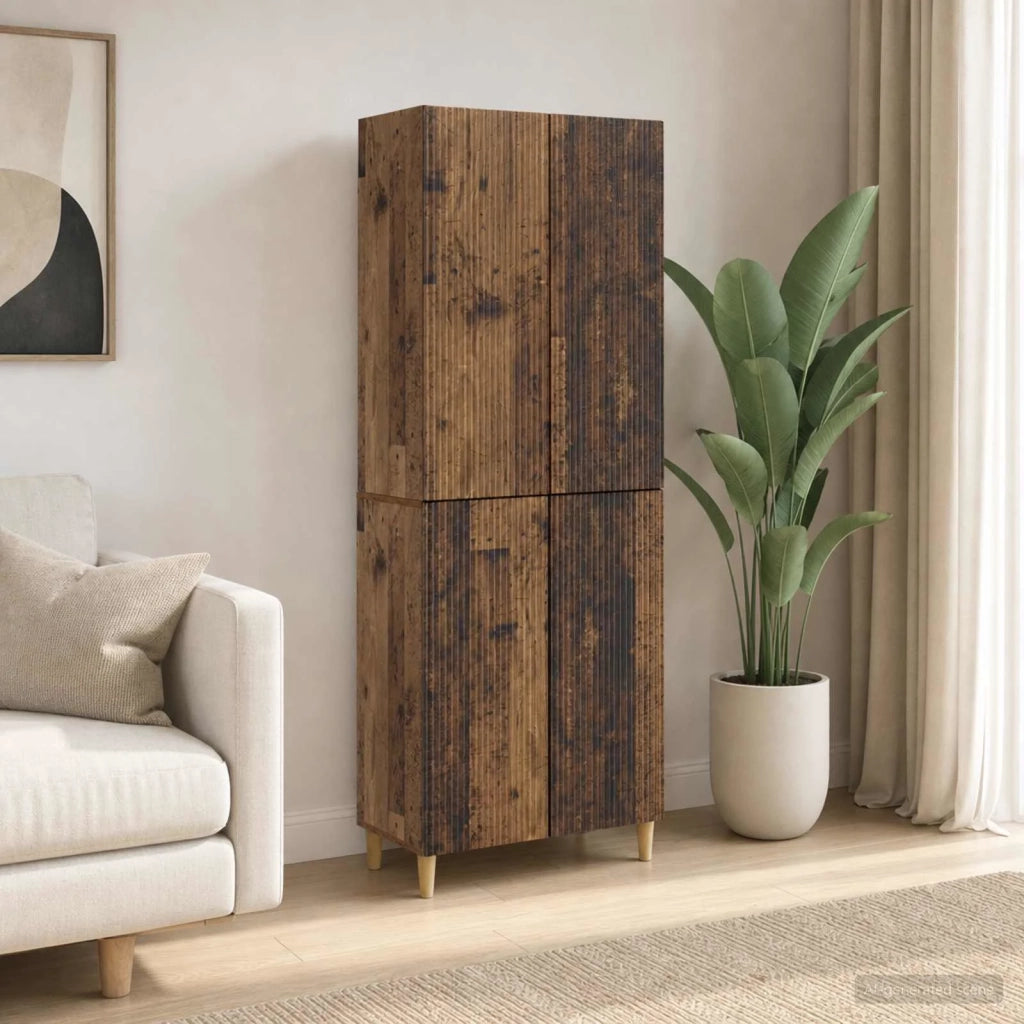 Set di armadi 2 pcs Legno antico 66 x 34,5 x 90 cm 3416545