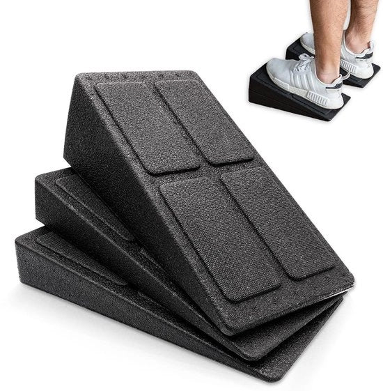 Stirrup per gambe - Peso leggero - Angoli regolabili - Squat - Strumento per gambe - 3 pezzi - Utilizzabile in modo flessibile - Strumento per gambe