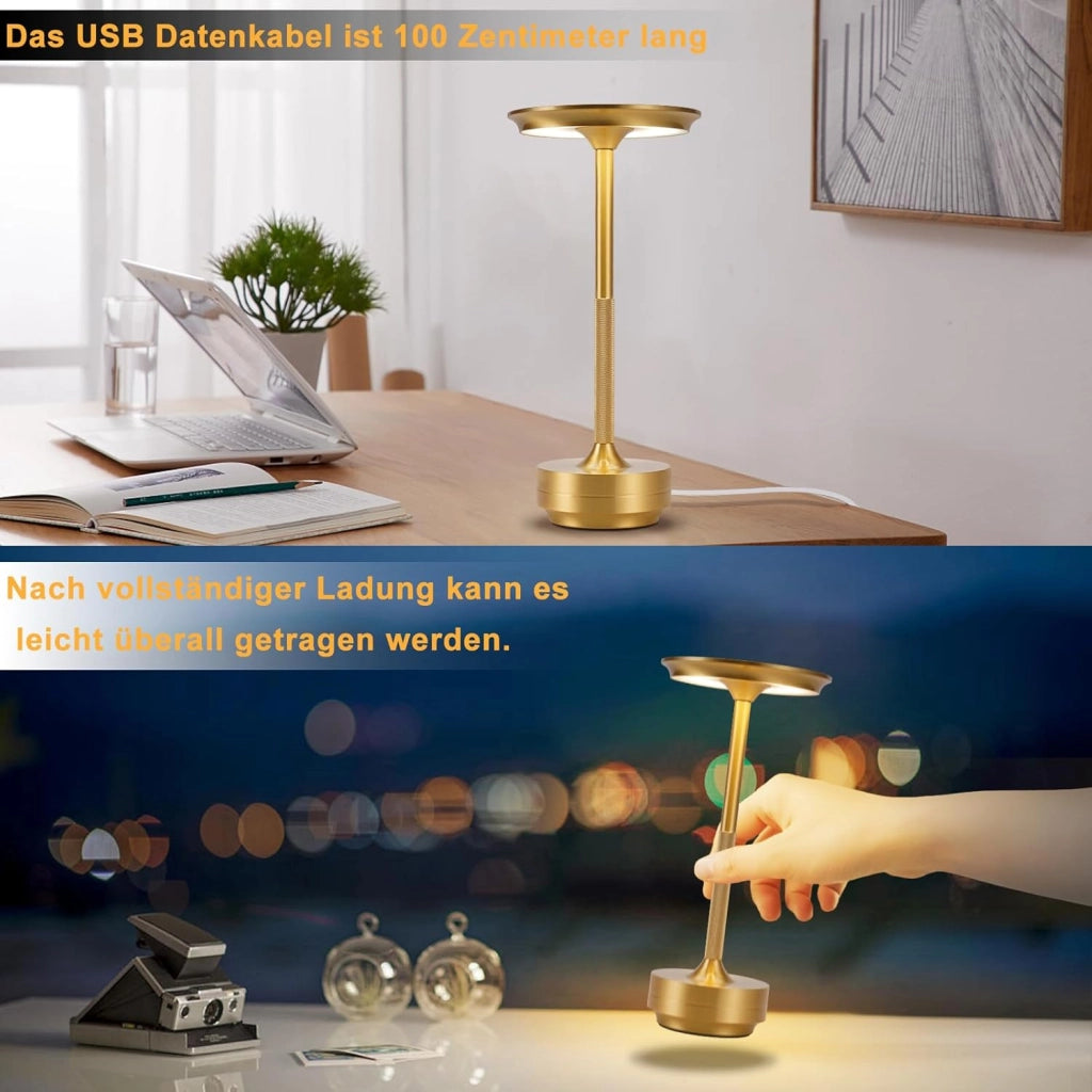 ZMH Lampada da tavolo LED wireless touch dimmerabile davanzale per soggiorno comodino