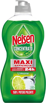 NELSEN DETERGENTE PER PIATTI CONCENTRATO DA 450ML FORMULA LIMONE