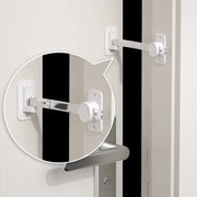 Vitrea accessoria per porte, sistema di sicurezza per porte, protezione per porte con bambini, protezione per porte con animali domestici, maniglia per porte regolabile, serratura per porte per cani, accesso facile per gatti (trasparente)