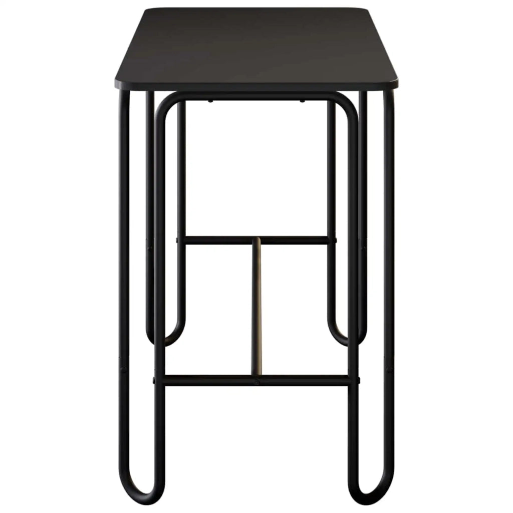 Tavolo da pranzo 100 x 50 x 75 cm Legno ingegnerizzato Nero 8007695