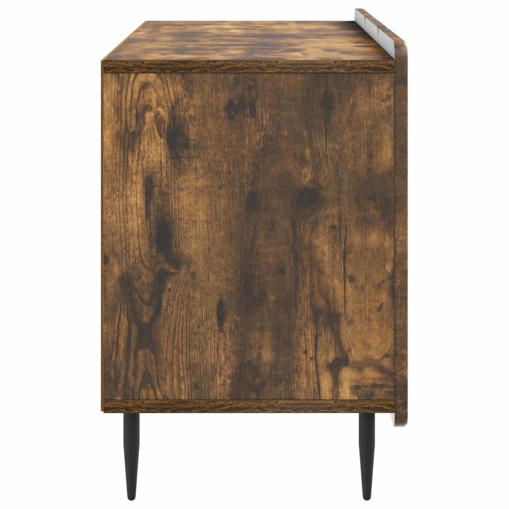 Mobile TV Rovere Fumo 99 x 34,5 x 52 cm Legno ingegnerizzato