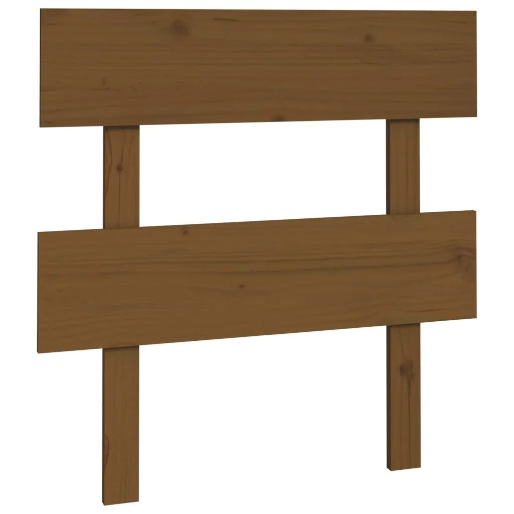 Testiera per Letto ambra 93,5x3x81 cm in Legno Massello di Pino 819053
