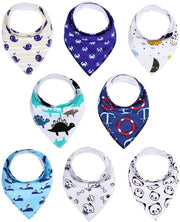 Set di fasce per neonati 8 pezzi, Fasce acqua, Fasce morbide per neonati