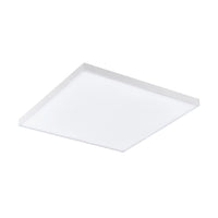 Plafoniera Moderna Turcona-Z Acciaio Bianco Luce Led Integrato 16W