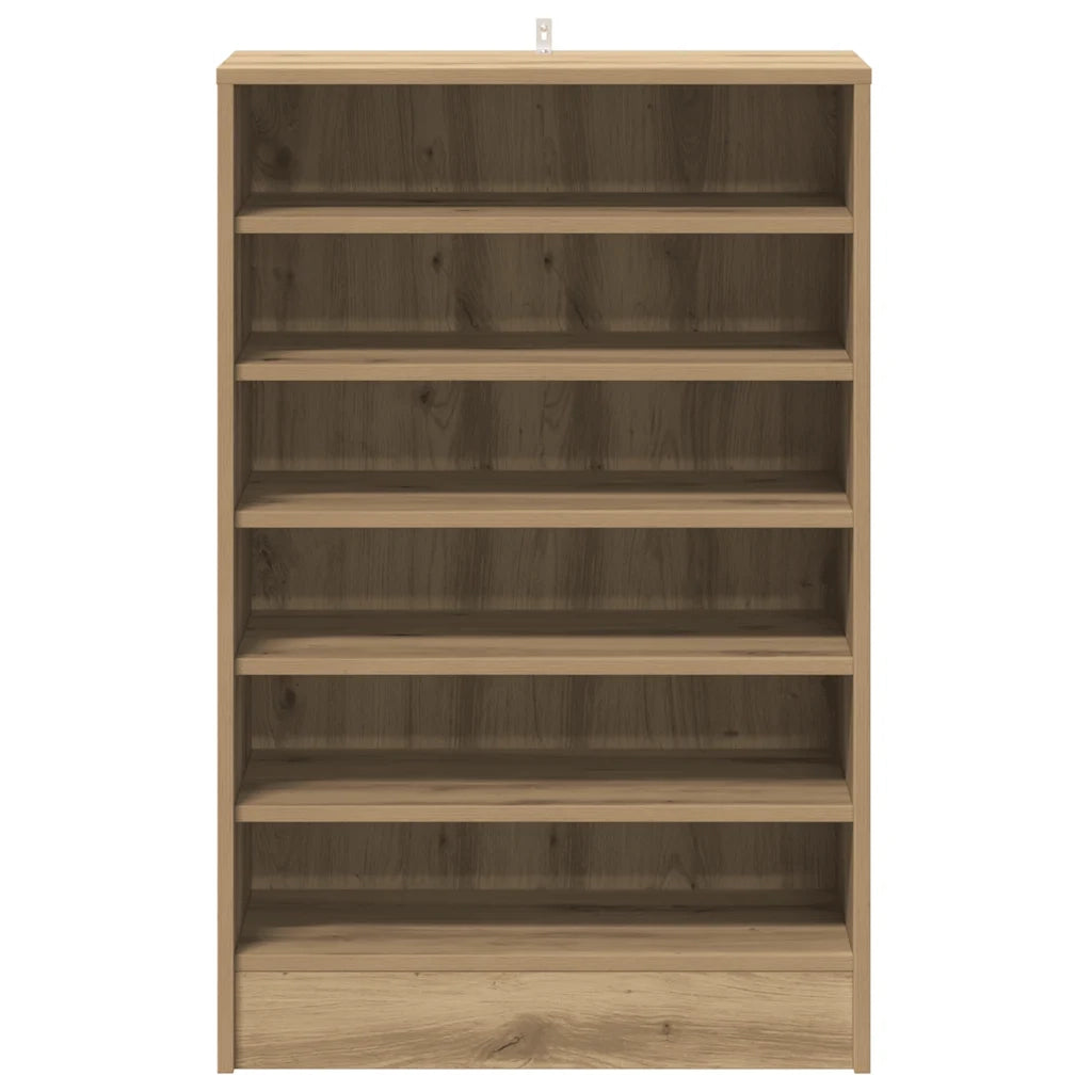 Scarpiera Rovere Artigianale 60x35x92 cm in Legno Multistrato
