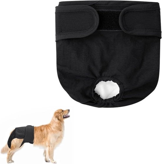 Luiers riciclabili per cani - Luiers assorbenti per cani - Luiers lavabili per cani - Luiers per cani per mestruazione e stagionali - Luiers per cani incontinenti - Per animali femminili (M)