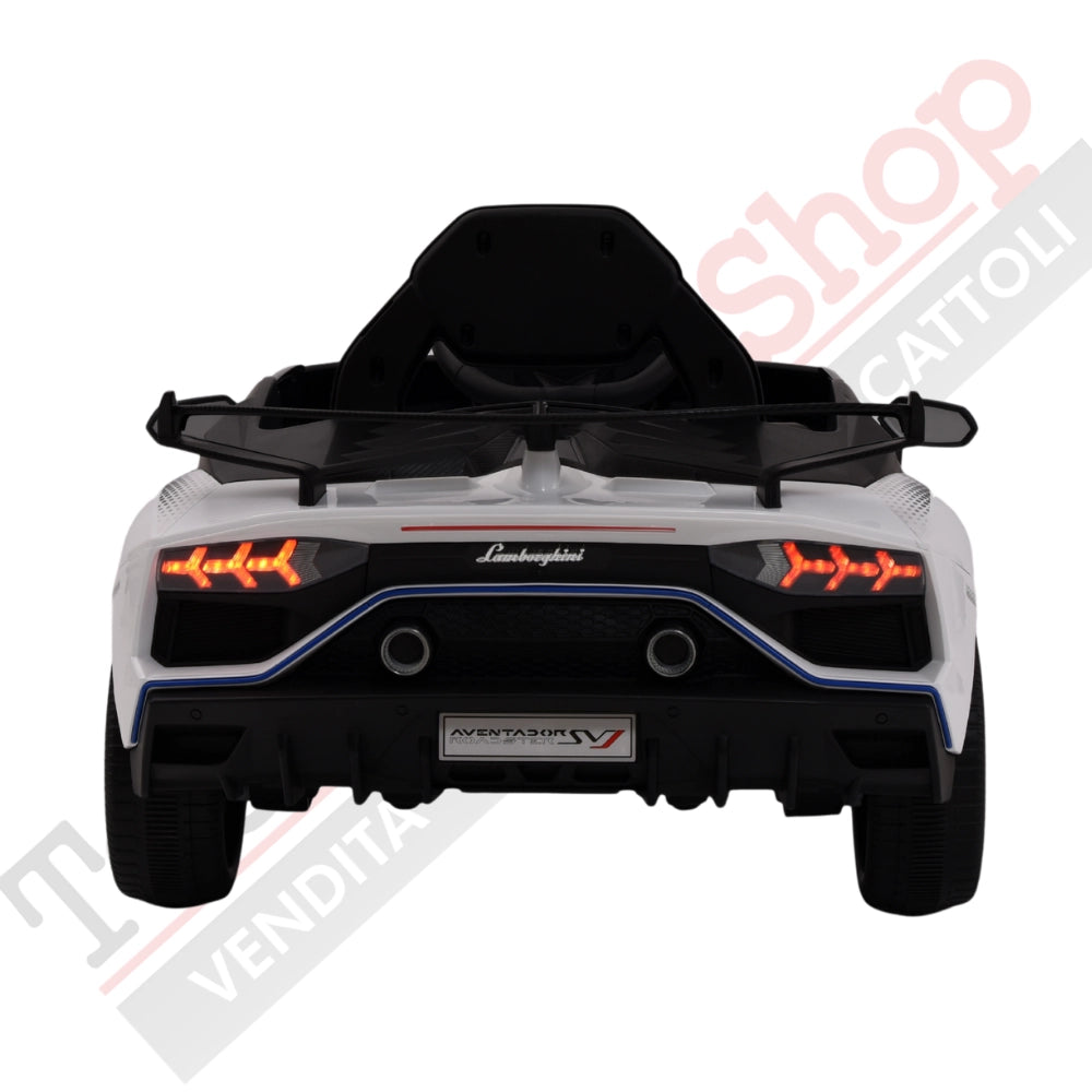 Tecnobike Shop - Auto Elettrica Per Bambini Lamborghini Svj Small 12V-Bianco