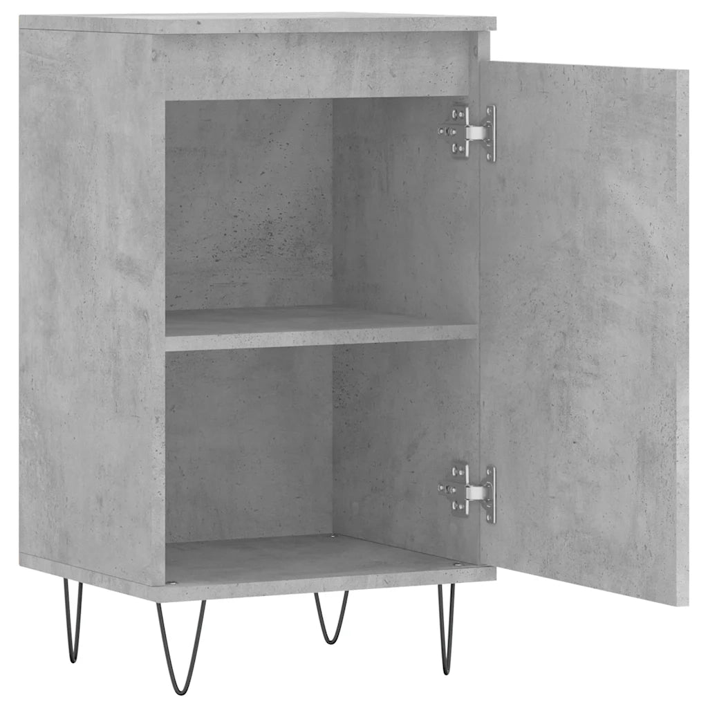 Credenza Grigio Cemento 40x35x70 cm in Legno Multistrato 831060