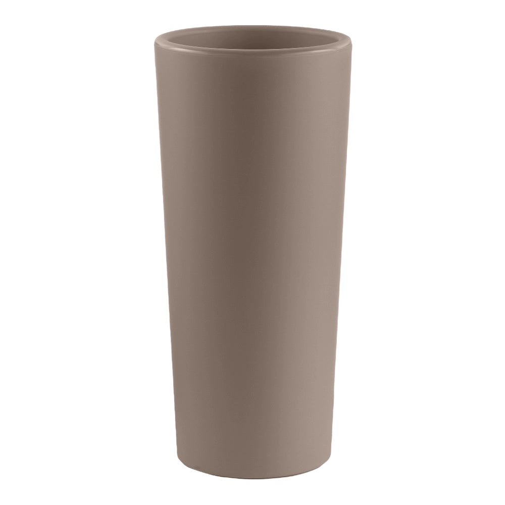VASO FIORIERA TONDO IN PLS ALTO 85 CM VARI COLORI cache-pot "CLOU" diam. 38 Color: AVANA