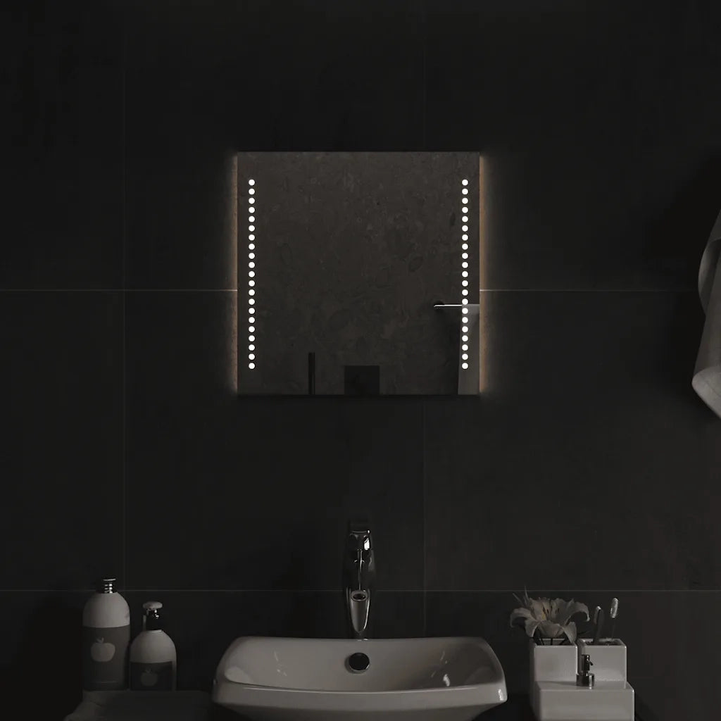 Specchio da Bagno con Luci LED 40x40 cm cod mxl 46746