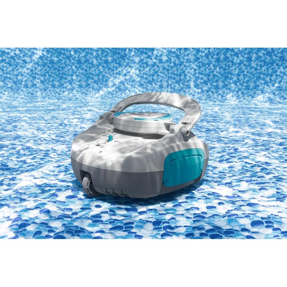 Trade Shop - Robot Pulitore Per Fondo Piscina Autonomo A Batteria Ricaricabile Aquatronix G100 58864 -