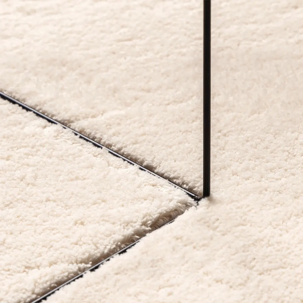 vidaXL Tappeto a Pelo Corto HUARTE Morbido e Lavabile Beige 120x170 cm
