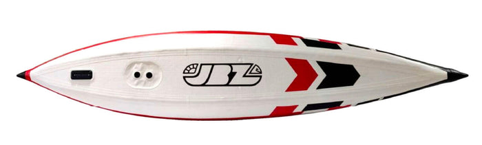 Kayak Gonfiabile Monoposto 385x80 cm con Pagaia Zaino e Accessori Jbay.Zone V-Shape Mono