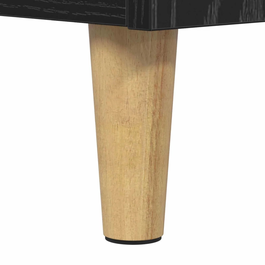 Credenza Rovere Nero 60 x 35 x 70 cm Legno multistrato