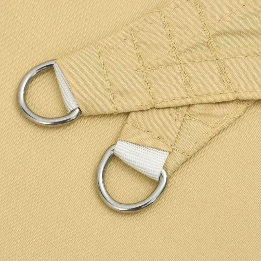 Vela Parasole-Telo Ombra-Vela Ombreggiante Sabbia 4,5x2,5 m 100% Poliestere Oxford