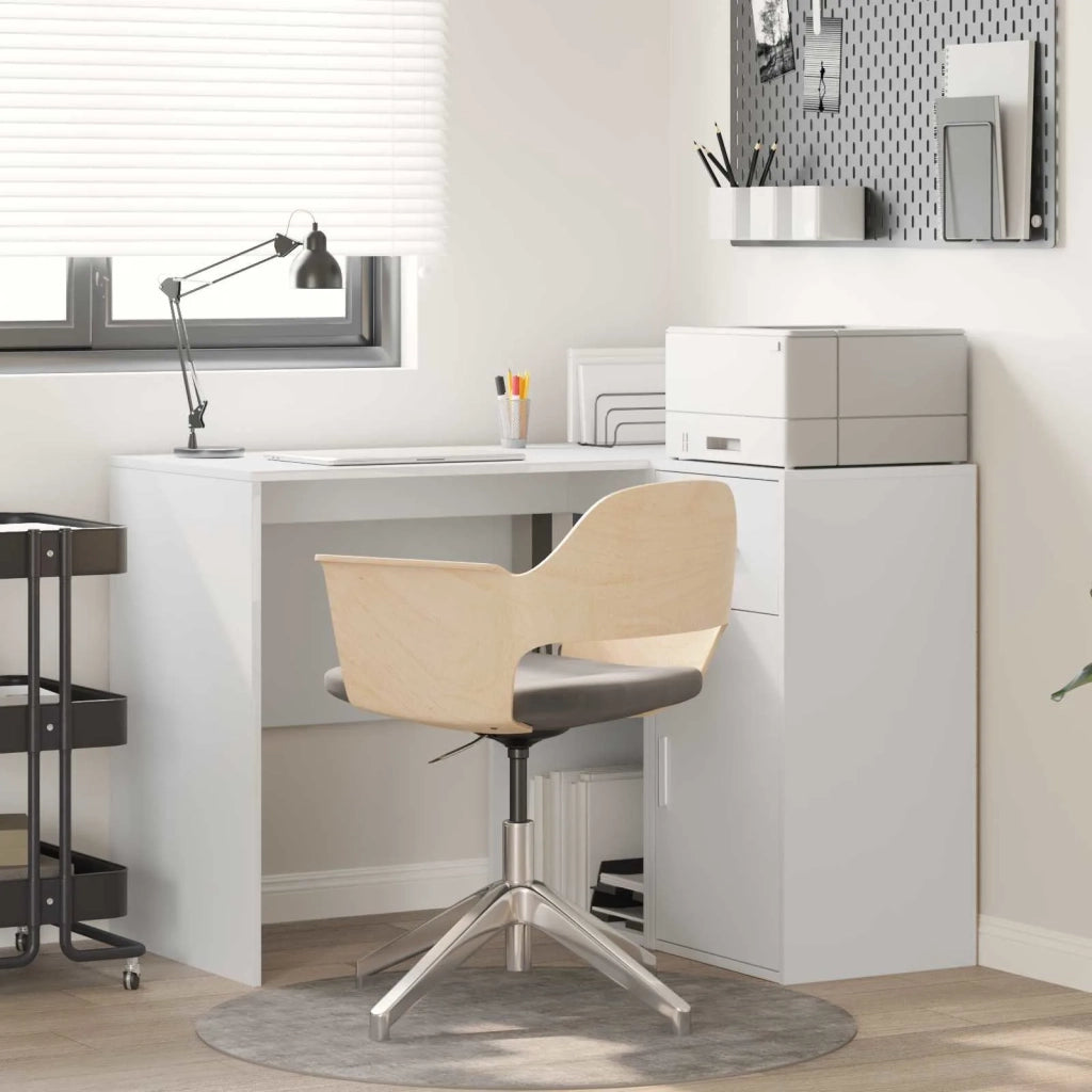Scrivania ad angolo con cassetto Bianco 102 x 88 x 75 cm 3337273