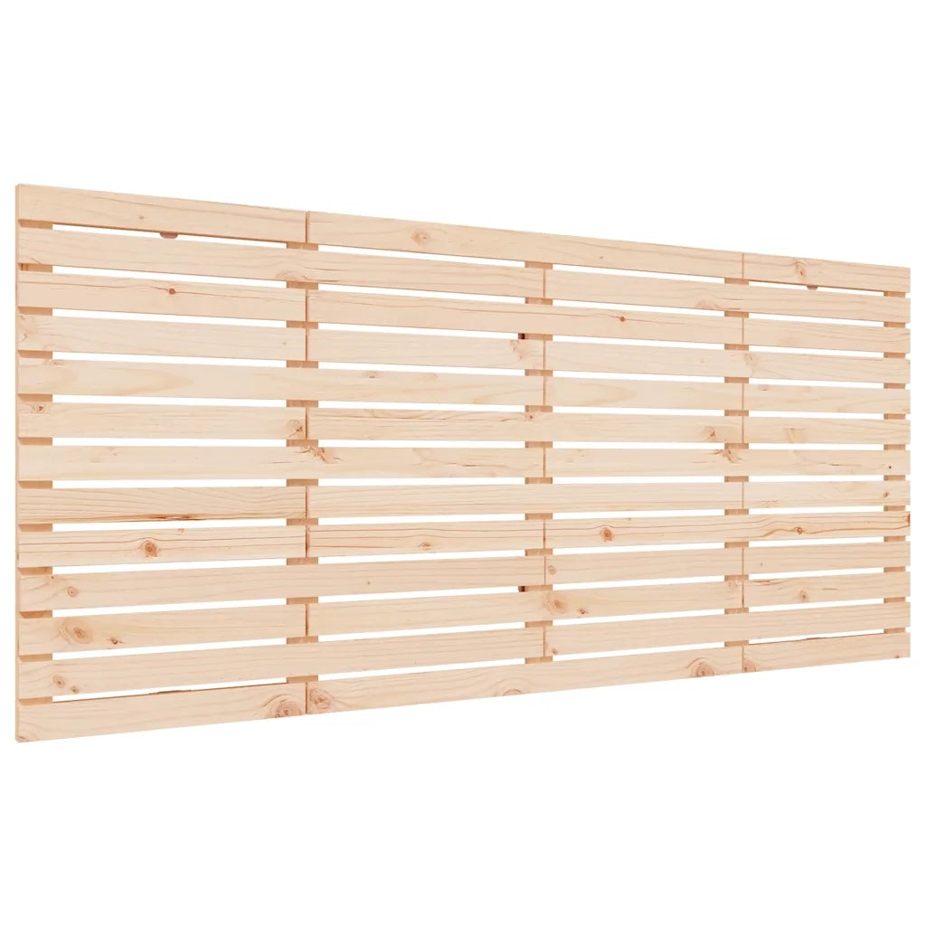 Testiera da Parete-Testiera a Muro-Testata Decorativa 156x3x91,5 cm in Legno Massello di Pino