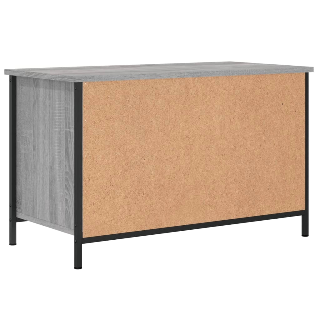 Mobile TV multimediale mensola TV credenza TV sala da pranzo soggiorno camera da letto Sonoma 80 x 40 x 50 cm legno ingegnerizzato grigio 02_0028473
