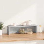 Scaffale da Cucina Impilabile Grigio Cemento 60x15x16 cm CFW4580324