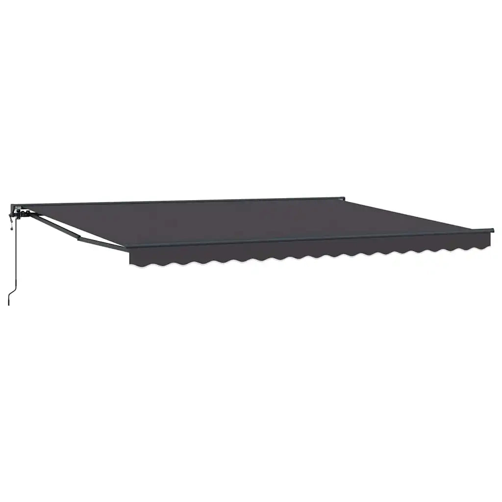 vidaXL Tenda Retrattile Antracite 450x300 cm Tessuto