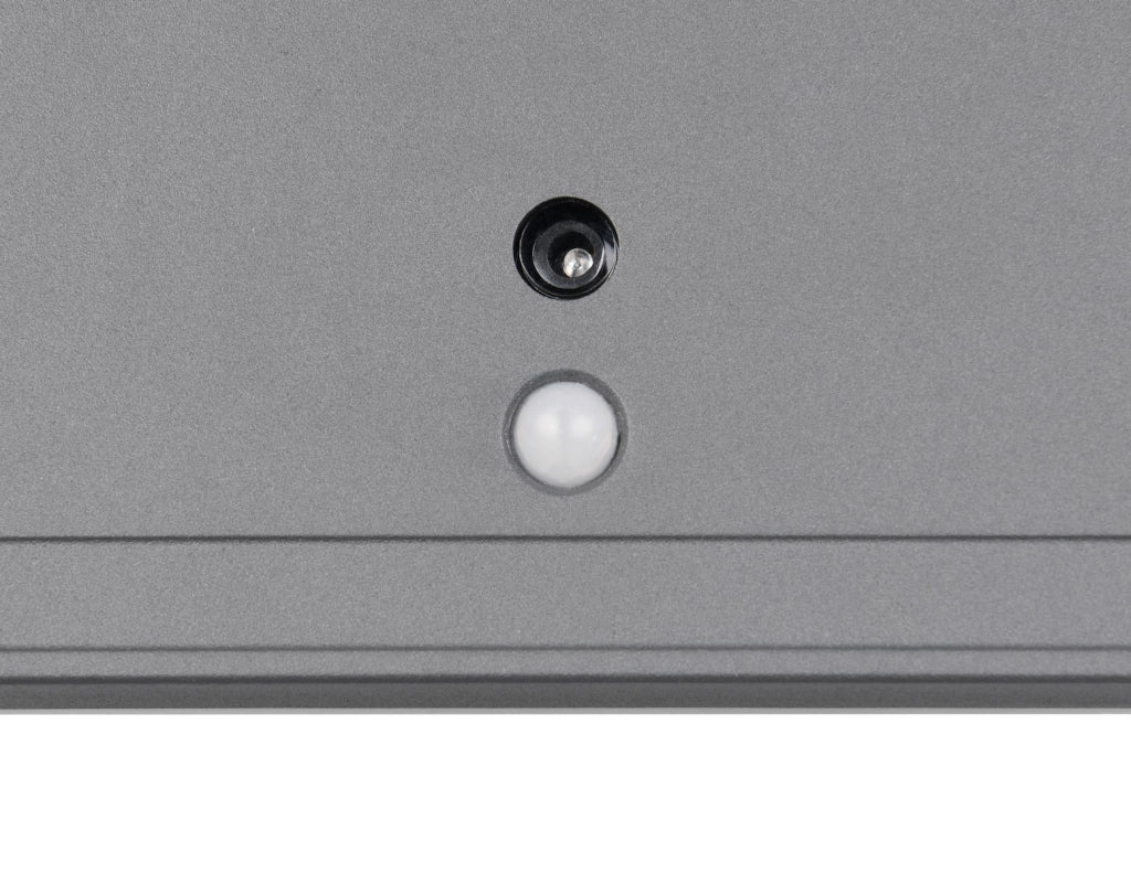 Applique esterna LED PIR IP54 quadrata FORTALEZA antracite