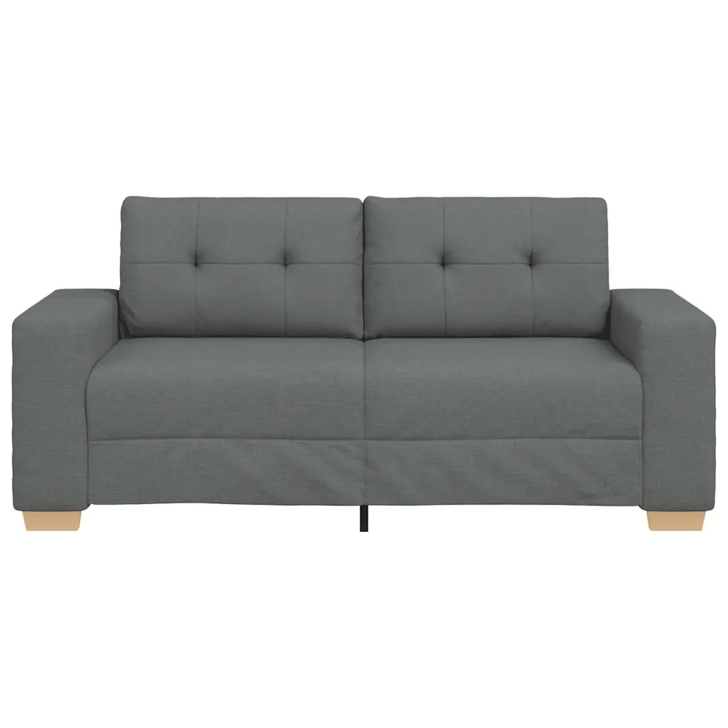 Divano Divanetto Grigio Scuro 140 cm in Tessuto