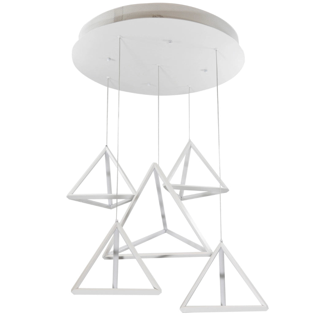 Lampada a sospensione LED 80W 3000K bianca 60cm Polux