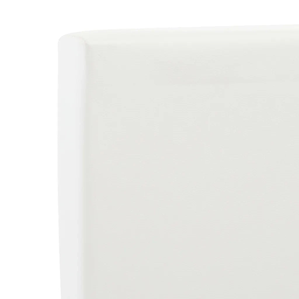 Giroletto con Cassetti Bianco in Similpelle 140x200 cm 284945