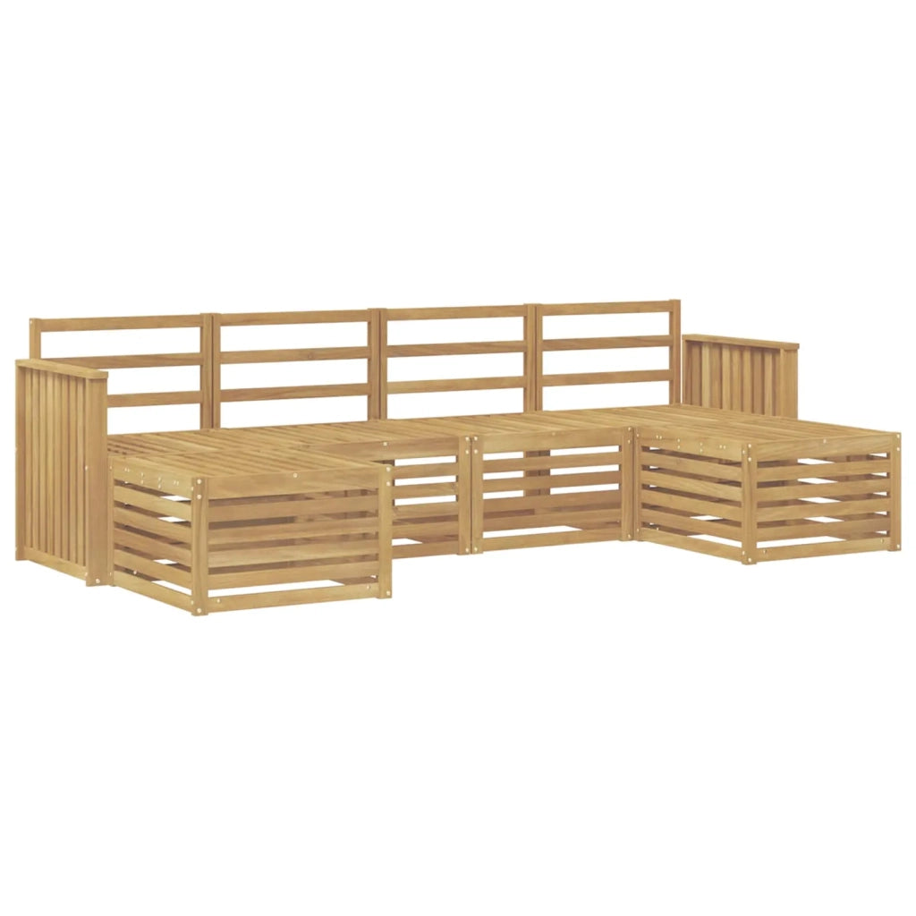 Set di divani da esterno 6 pcs Bianco 249 x 122,5 x 73 cm 3392269