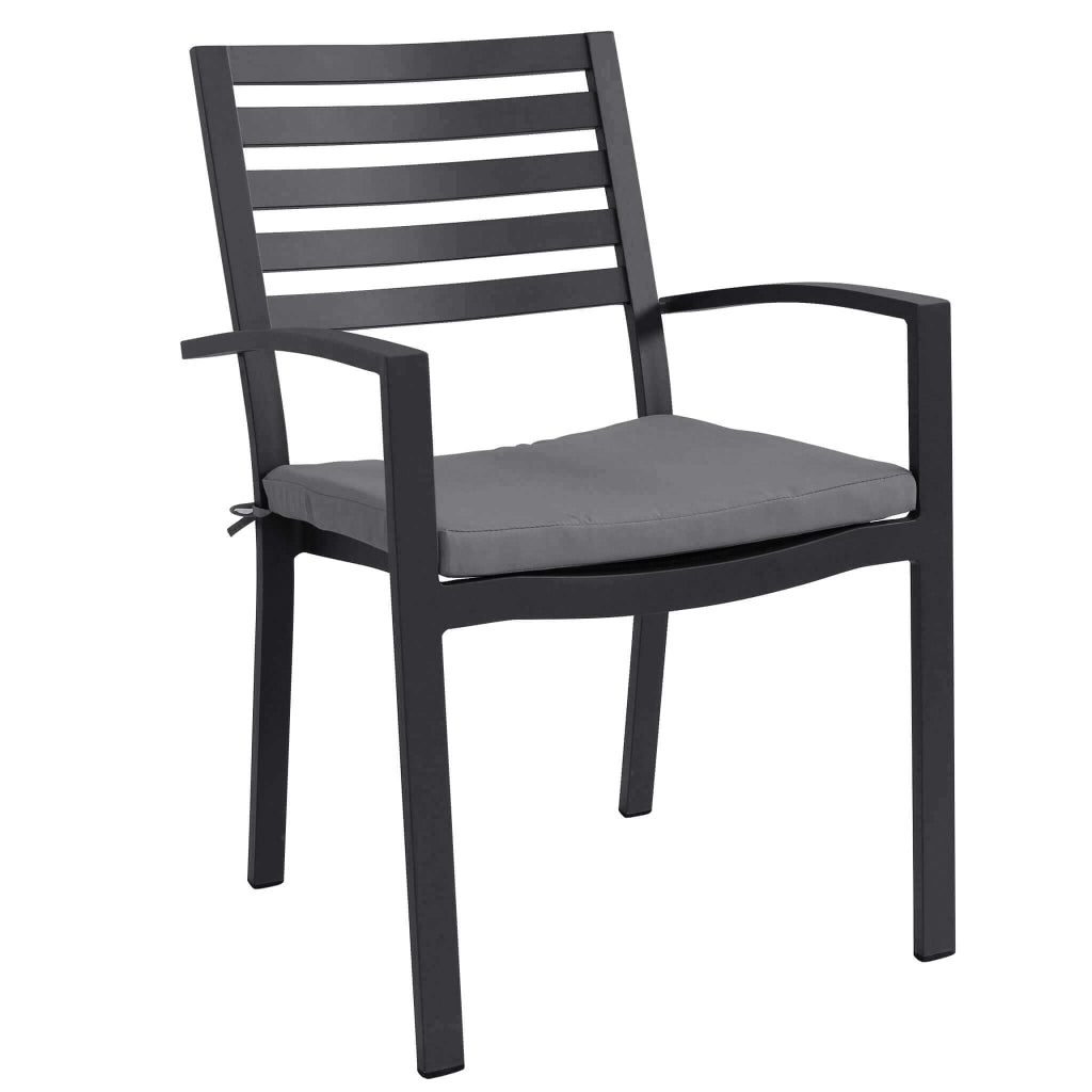 Poltrona da Giardino Impilabile in Alluminio cm 55 5x61x85 - DAVID
