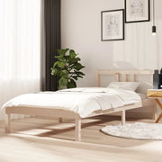 Giroletto-Struttura Letto in Legno Massello 90x190 cm Single 394019