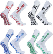 Calzettoni per calcio per uomini e donne con funzione antiscivolo, assorbenente e respirante - 39-46 in nero, rosso, verde e blu.