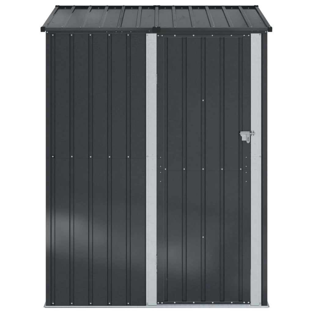 Casette da giardino Antracite 153,5 x 86 x 200 cm Metallo
