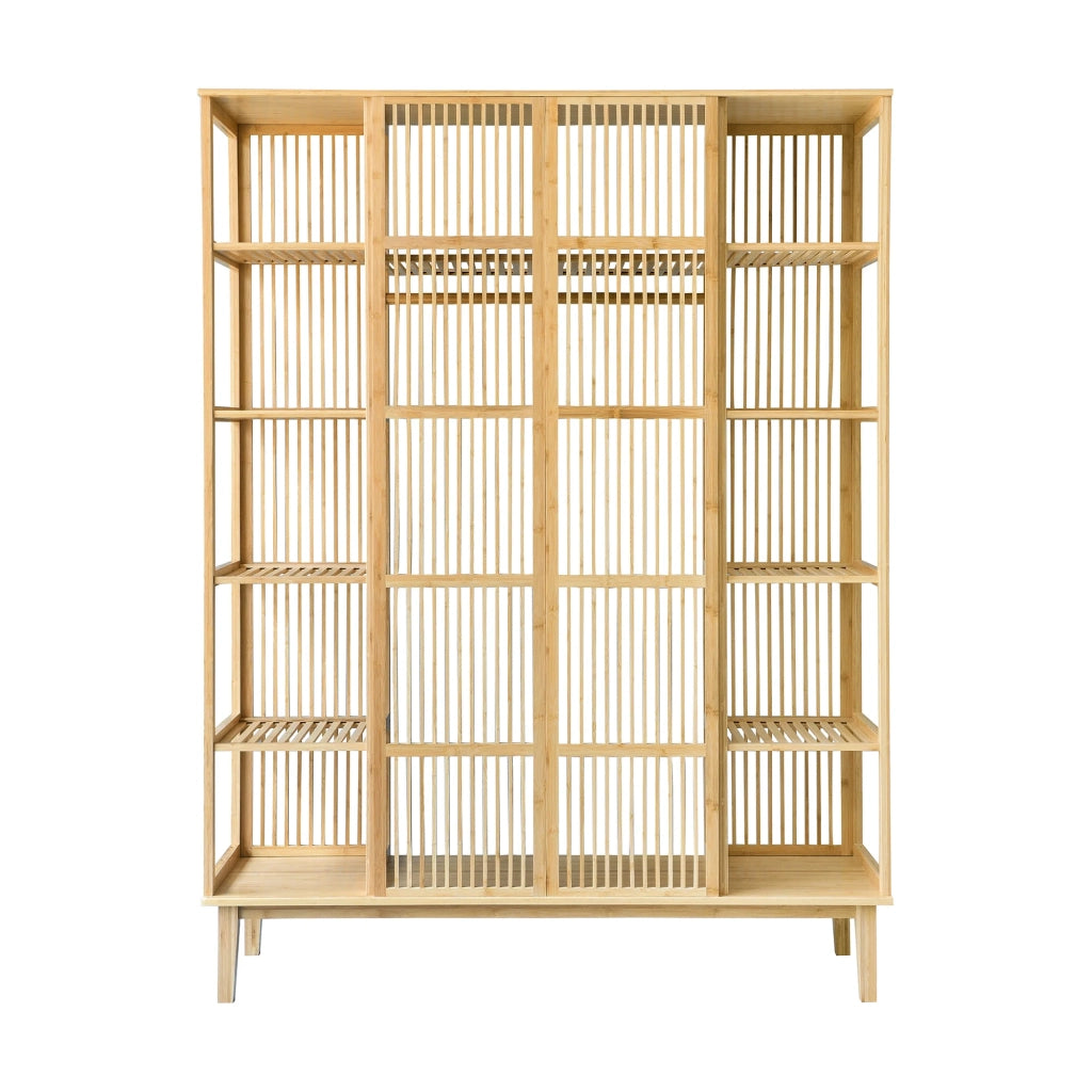 Armadio con 2 ante scorrevoli 185 x 140 x 45 cm 03_0008153