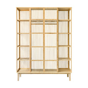 Armadio con 2 ante scorrevoli 185 x 140 x 45 cm 03_0008153