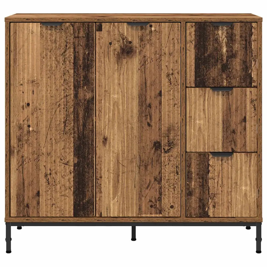 Credenza-Buffet-Armadio da cucina Legno vecchio 89.5 x 33 x 82 cm Legno multistrato